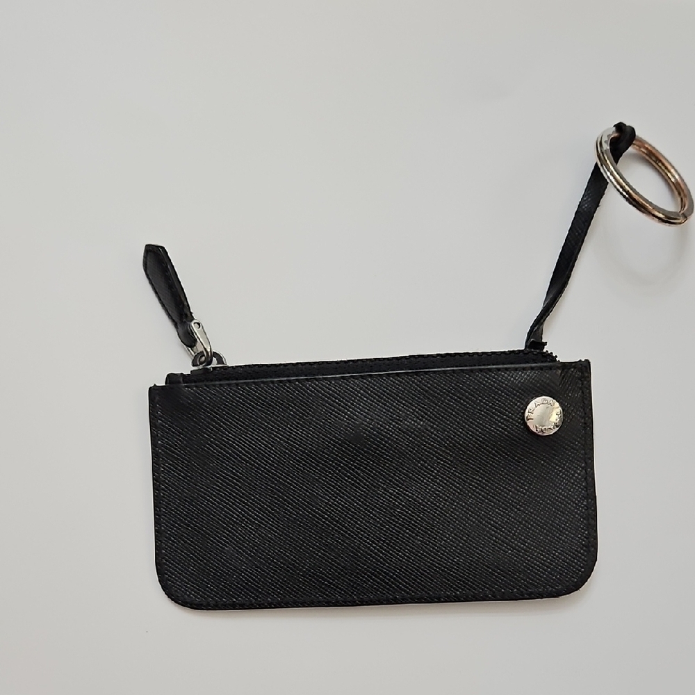 Prada Black Leather Key Pouch - Picture 7 of 16